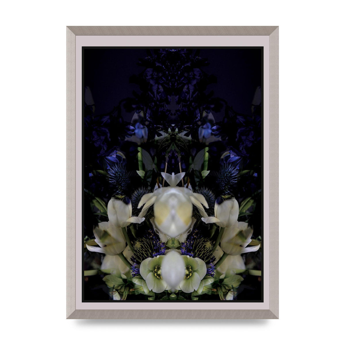 Symmetrical Flower Two Art For The Home - A2 framed