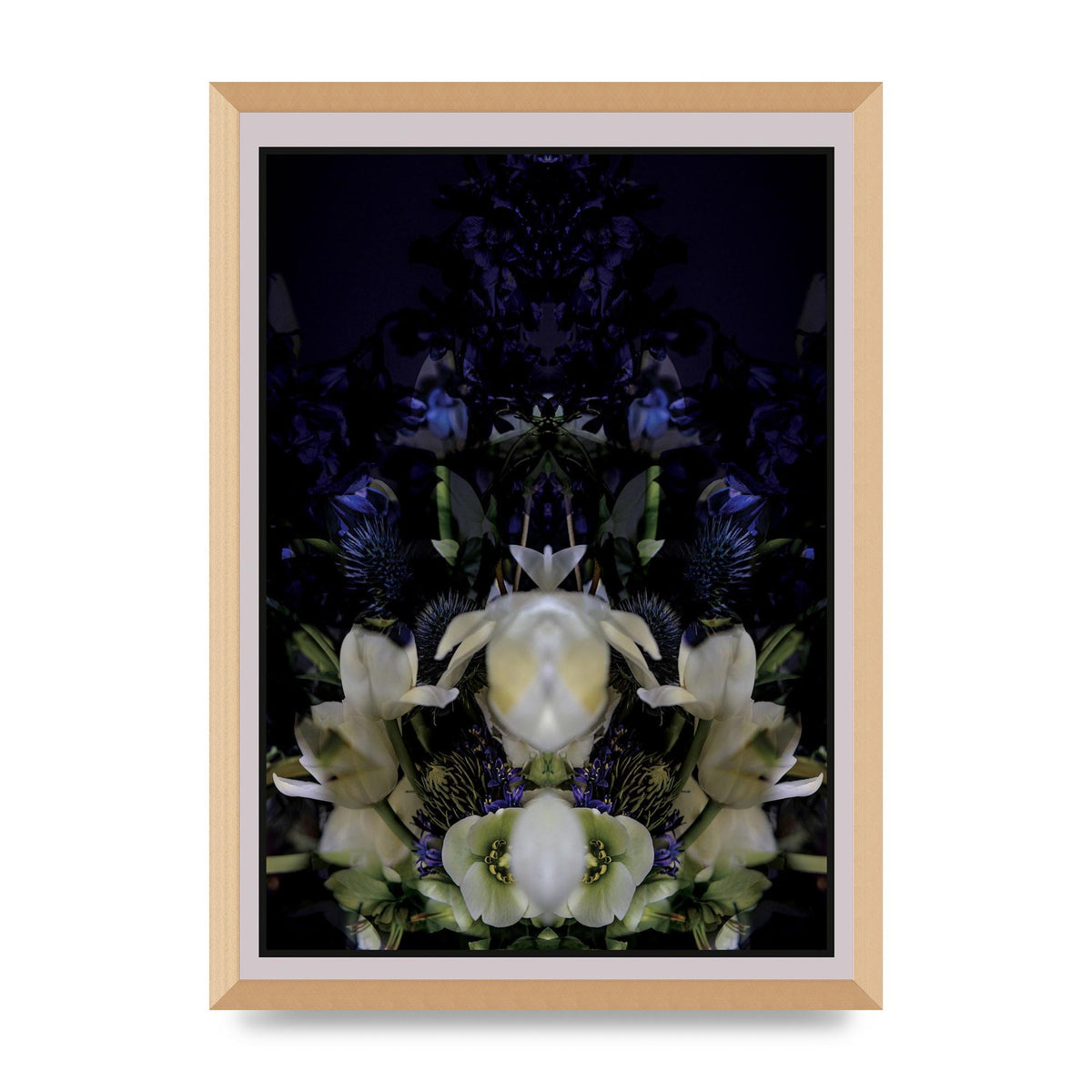 Symmetrical Flower Two Art For The Home - A2 framed