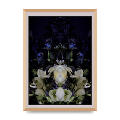 Symmetrical Flower Two Art For The Home - A2 framed