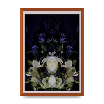 Symmetrical Flower Two Art For The Home - A2 framed