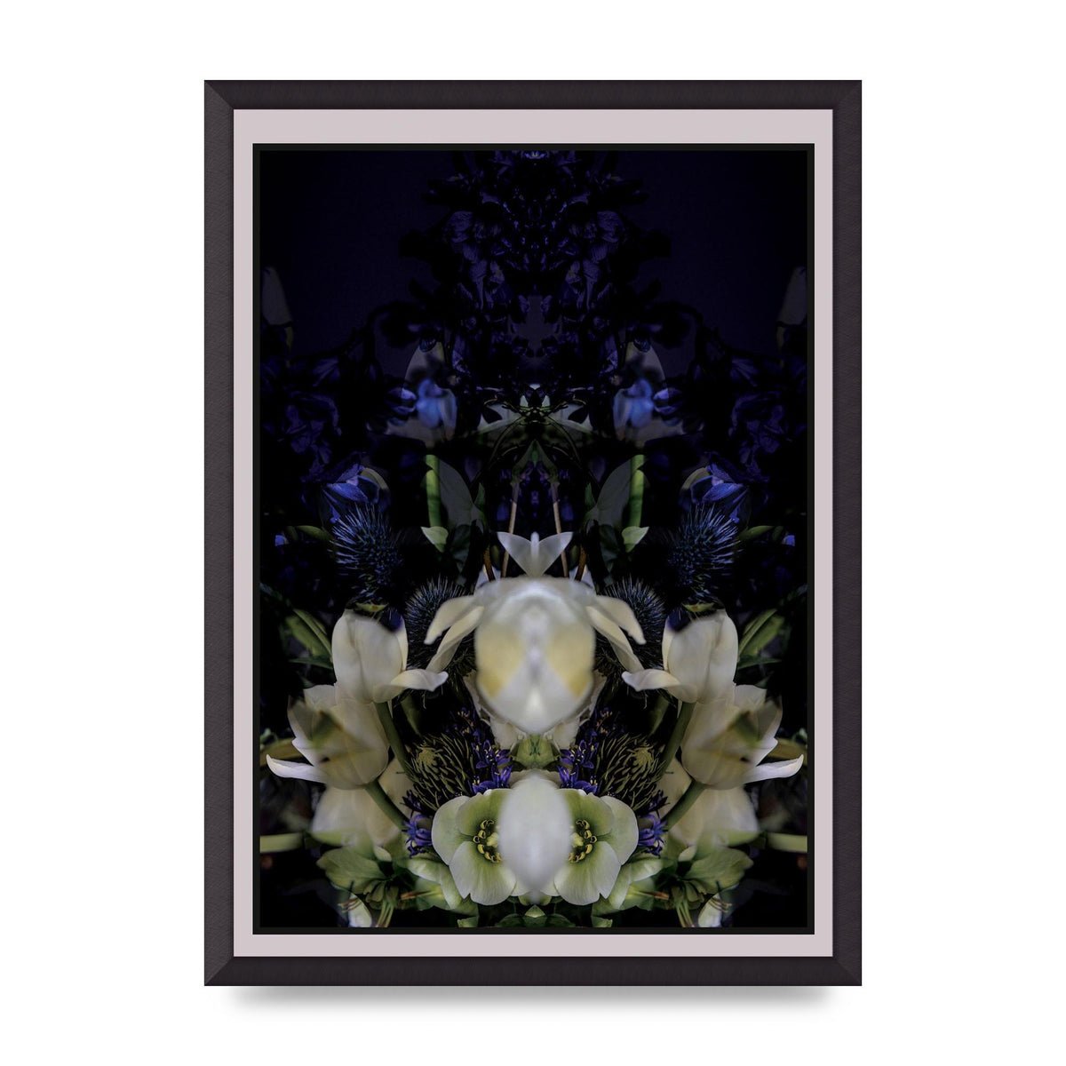 Symmetrical Flower Two Art For The Home - A2 framed