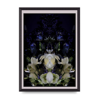 Symmetrical Flower Two Art For The Home - A2 framed