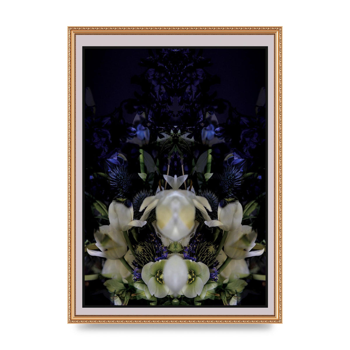 Symmetrical Flower Two Art For The Home - A2 framed