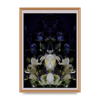 Symmetrical Flower Two Art For The Home - A2 framed