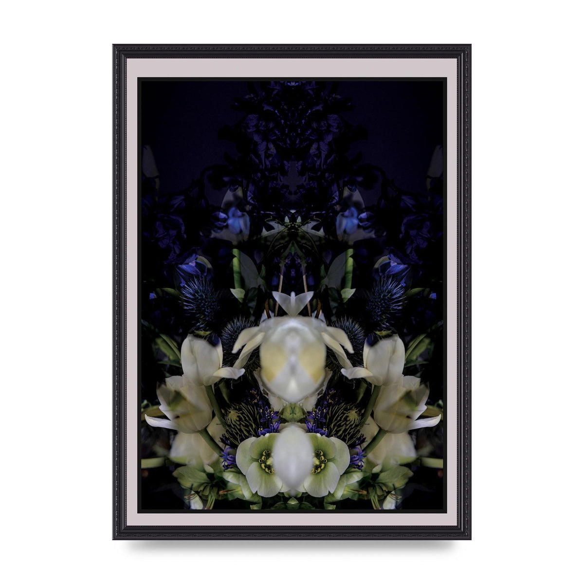 Symmetrical Flower Two Art For The Home - A2 framed