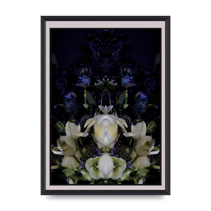 Symmetrical Flower Two Art For The Home - A2 framed