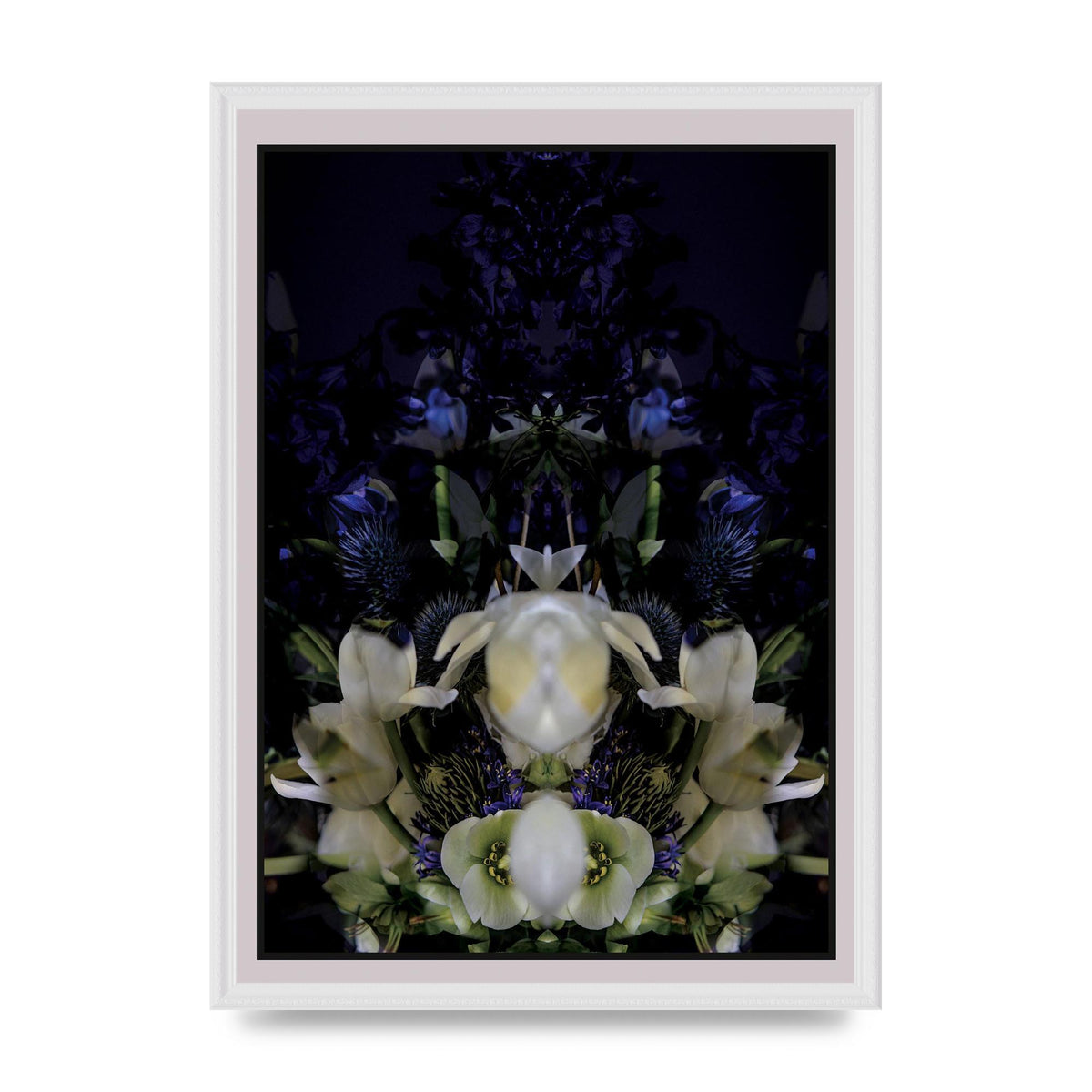 Symmetrical Flower Two Art For The Home - A2 framed