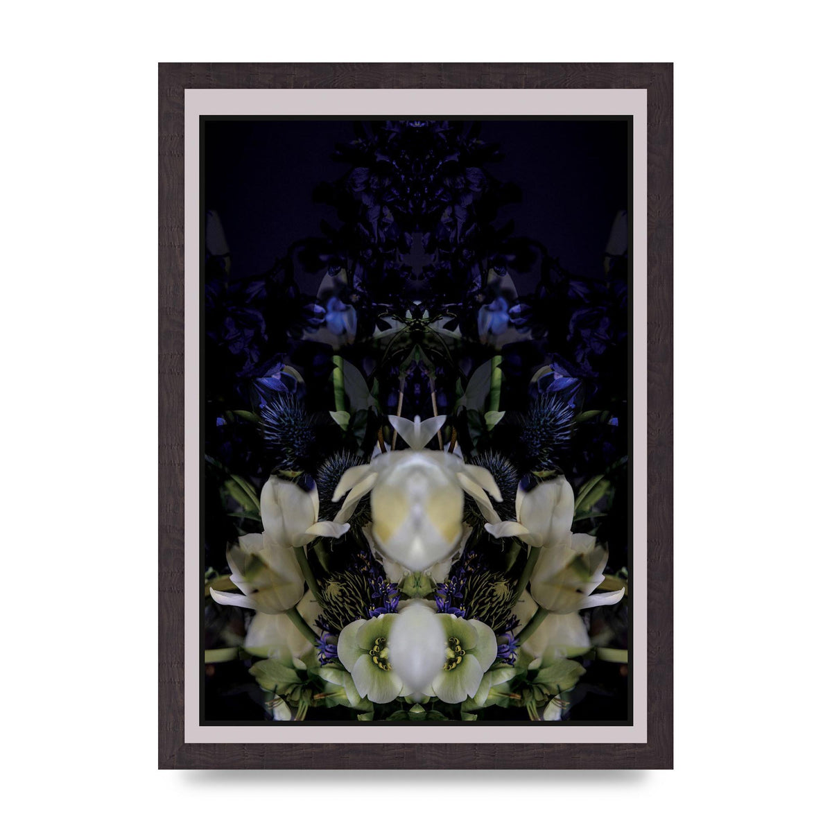 Symmetrical Flower Two Art For The Home - A3 framed