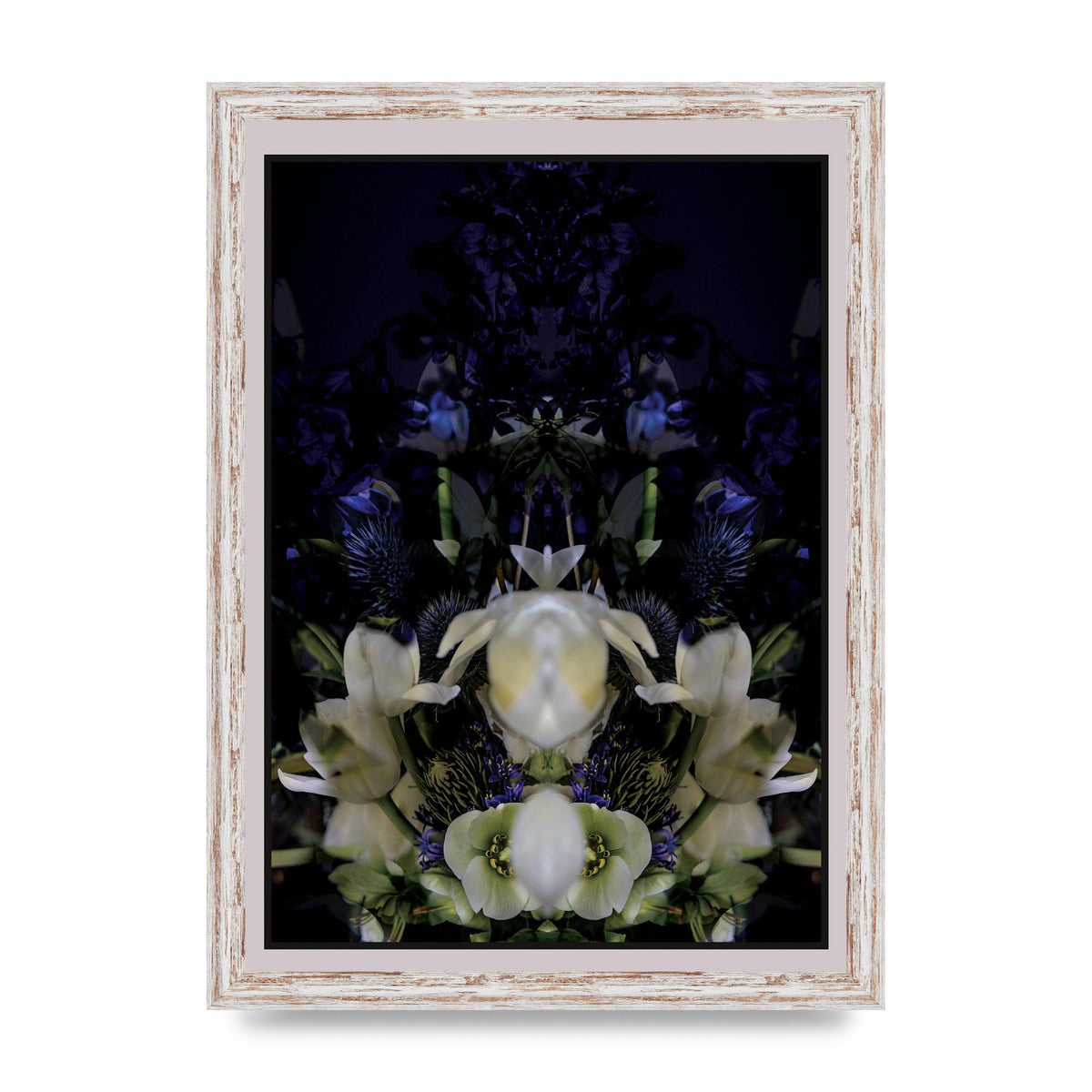 Symmetrical Flower Two Art For The Home - A3 framed