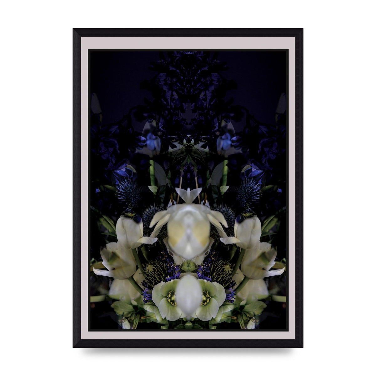 Symmetrical Flower Two Art For The Home - A3 framed
