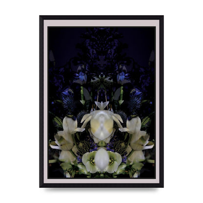 Symmetrical Flower Two Art For The Home - A3 framed