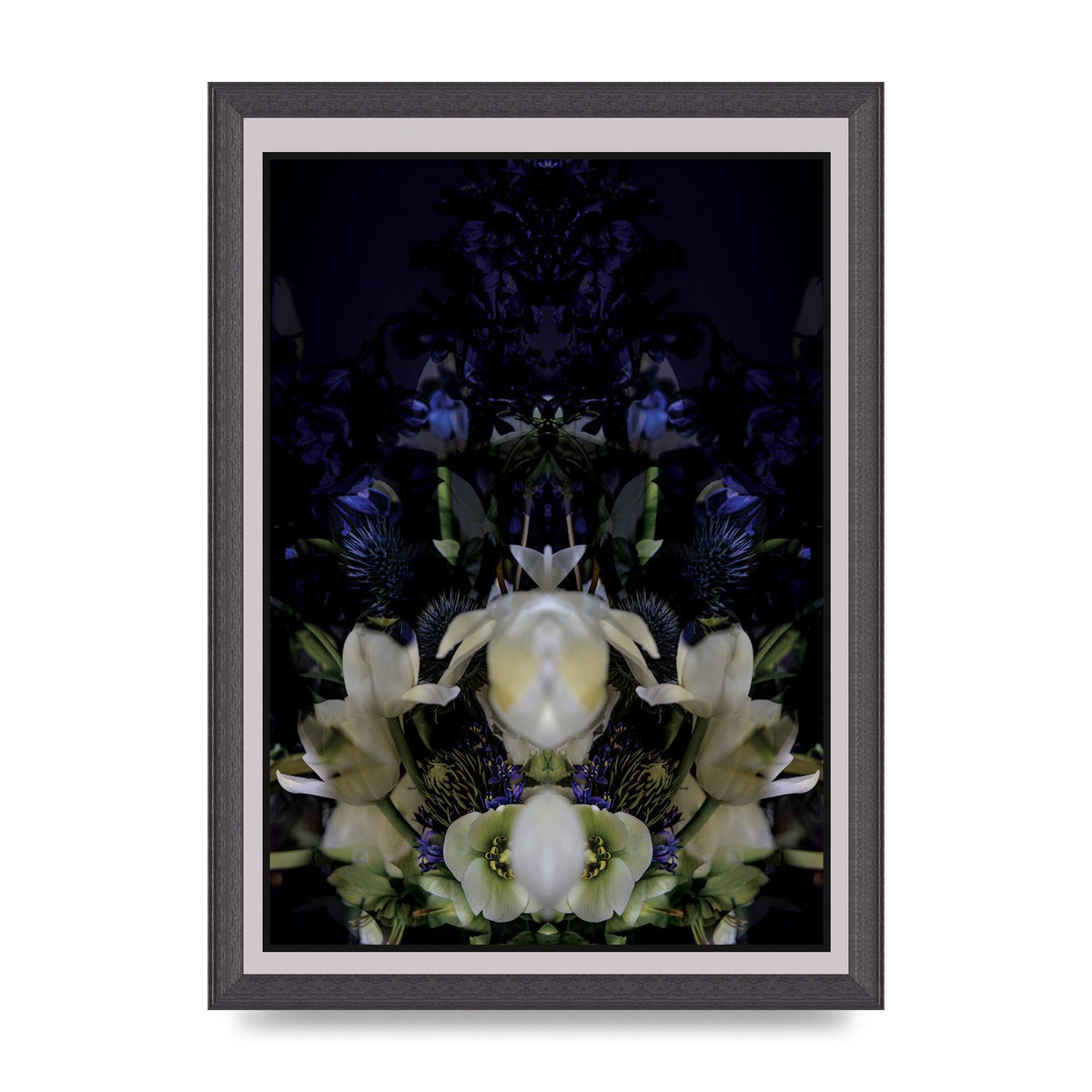 Symmetrical Flower Two Art For The Home - A3 framed