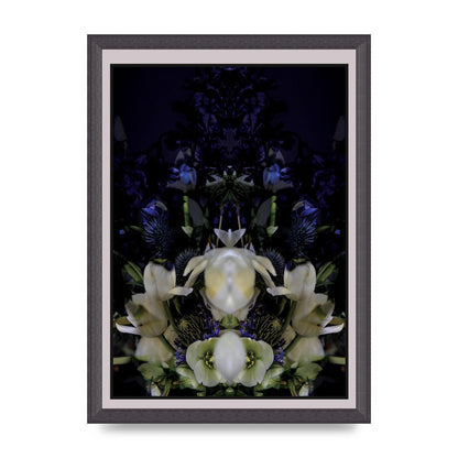 Symmetrical Flower Two Art For The Home - A3 framed