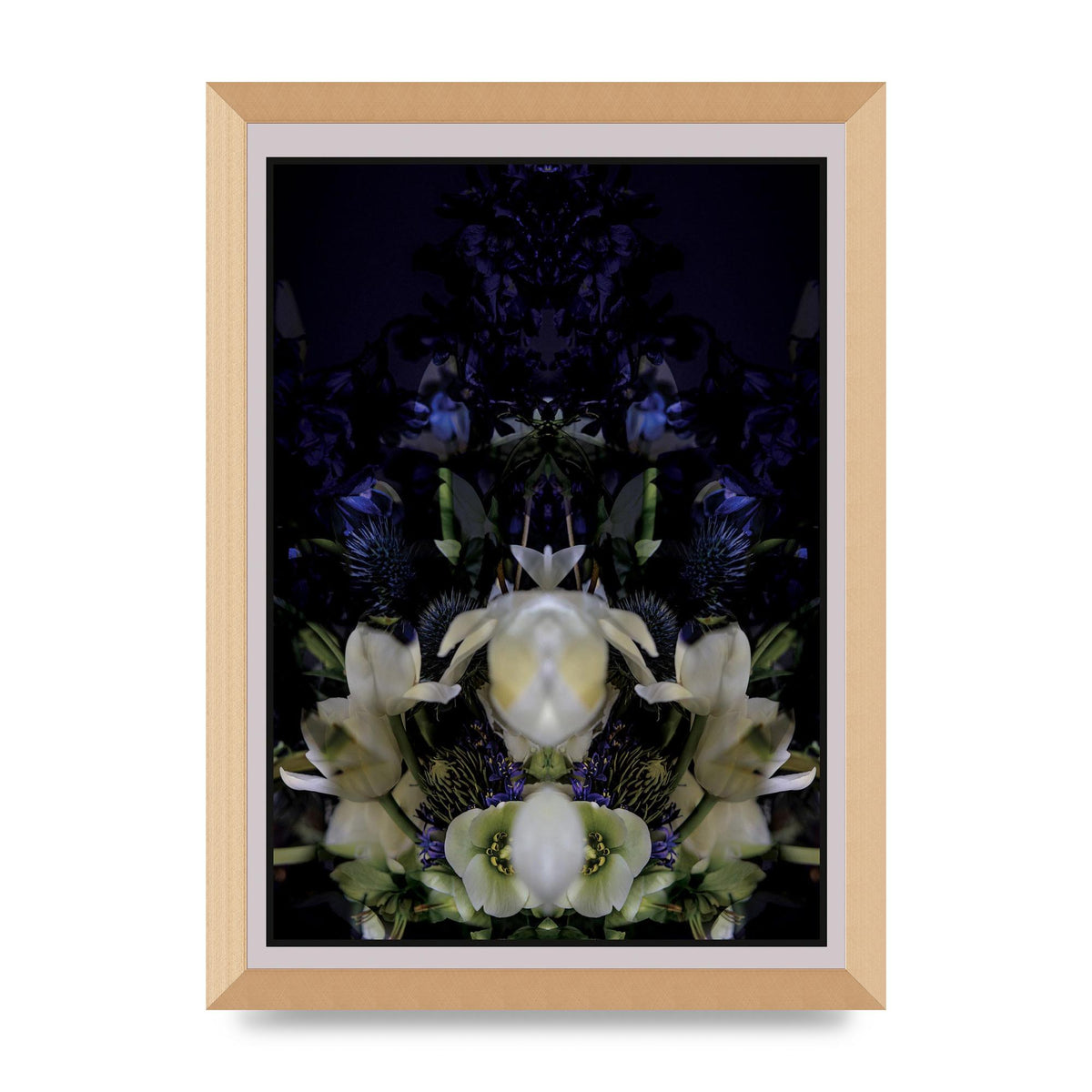 Symmetrical Flower Two Art For The Home - A3 framed
