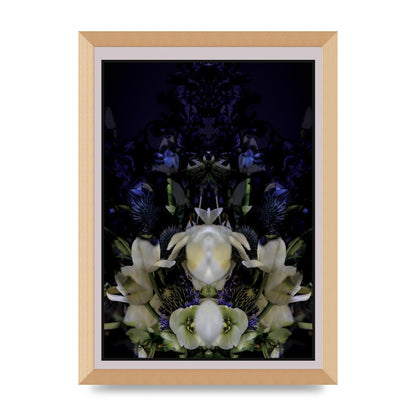 Symmetrical Flower Two Art For The Home - A3 framed