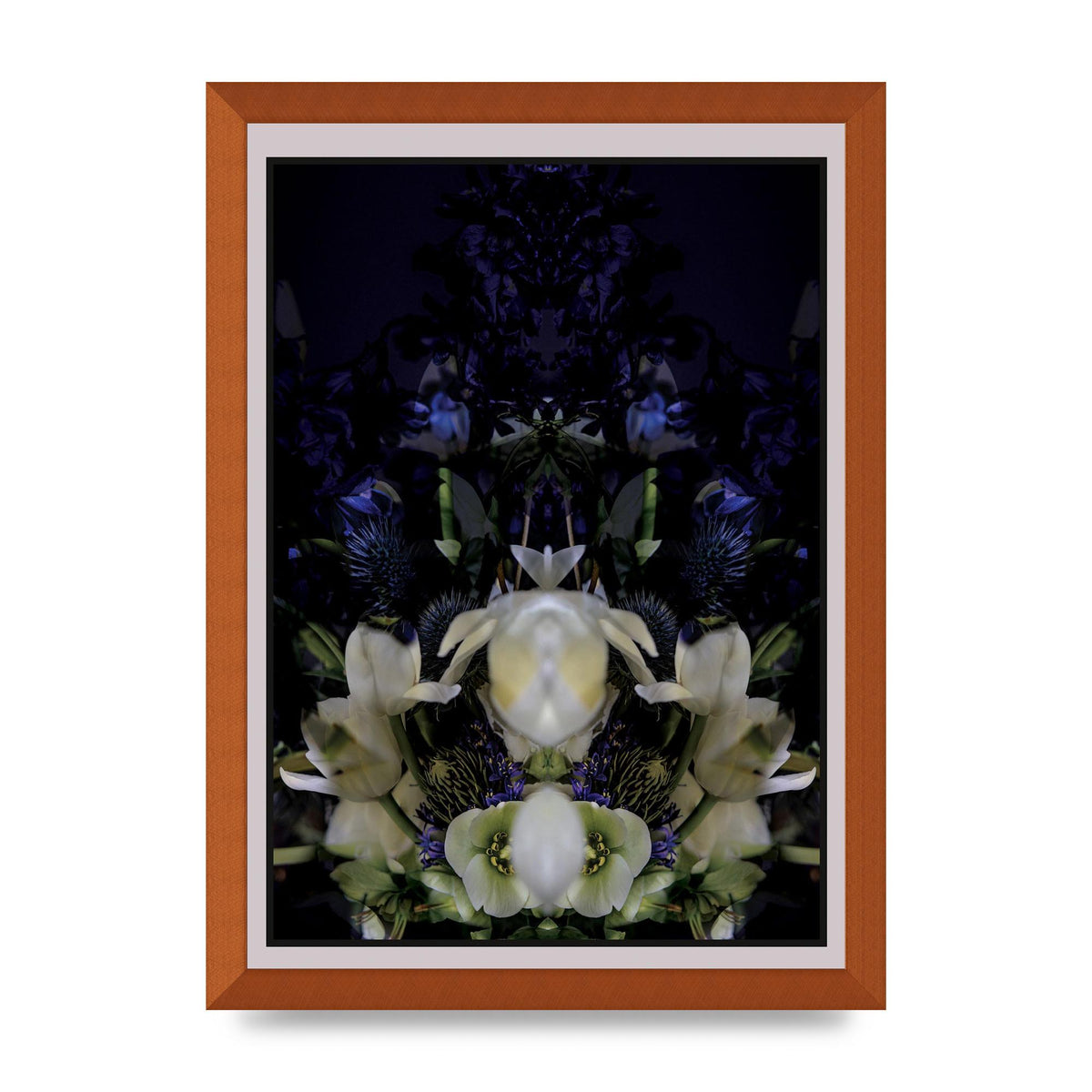 Symmetrical Flower Two Art For The Home - A3 framed