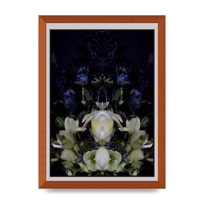 Symmetrical Flower Two Art For The Home - A3 framed
