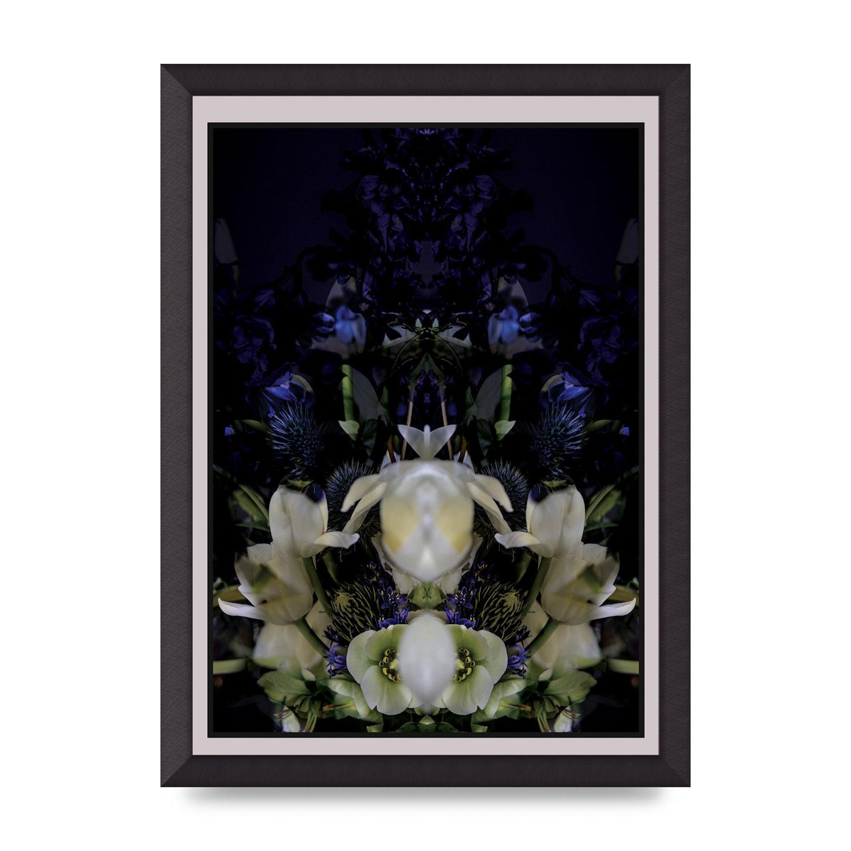 Symmetrical Flower Two Art For The Home - A3 framed