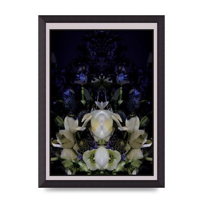 Symmetrical Flower Two Art For The Home - A3 framed