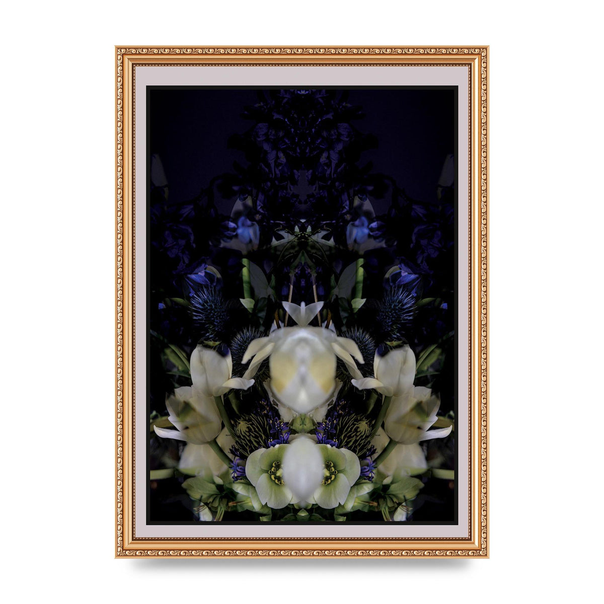 Symmetrical Flower Two Art For The Home - A3 framed