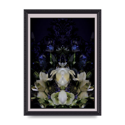 Symmetrical Flower Two Art For The Home - A3 framed
