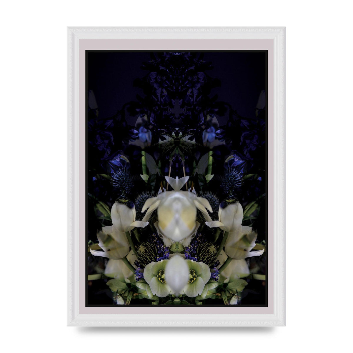 Symmetrical Flower Two Art For The Home - A3 framed