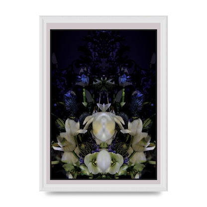 Symmetrical Flower Two Art For The Home - A3 framed
