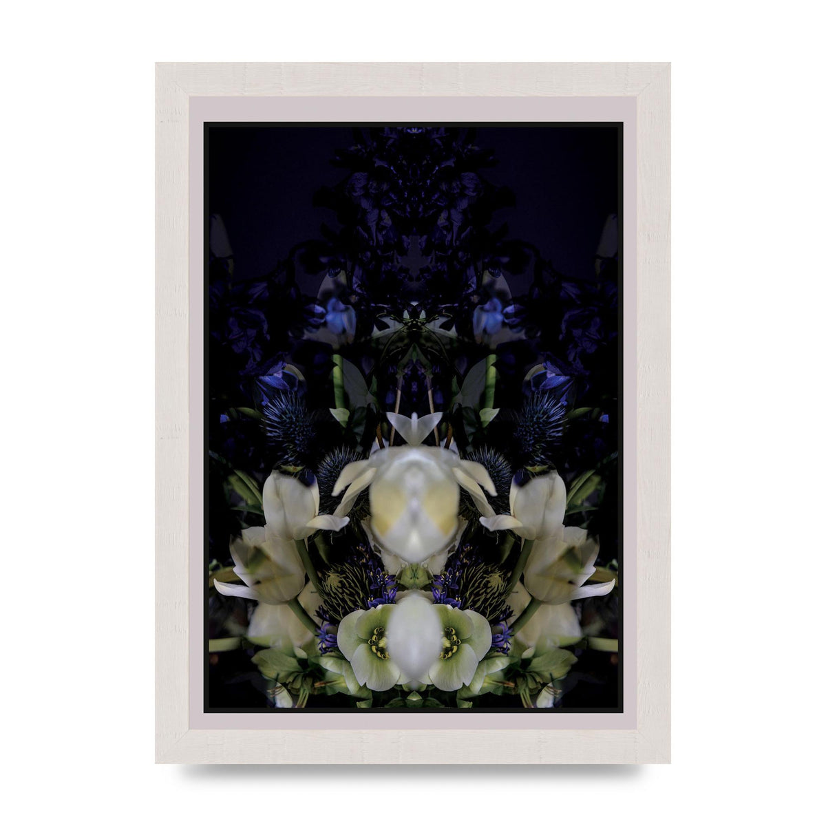 Symmetrical Flower Two Art For The Home - A4 framed