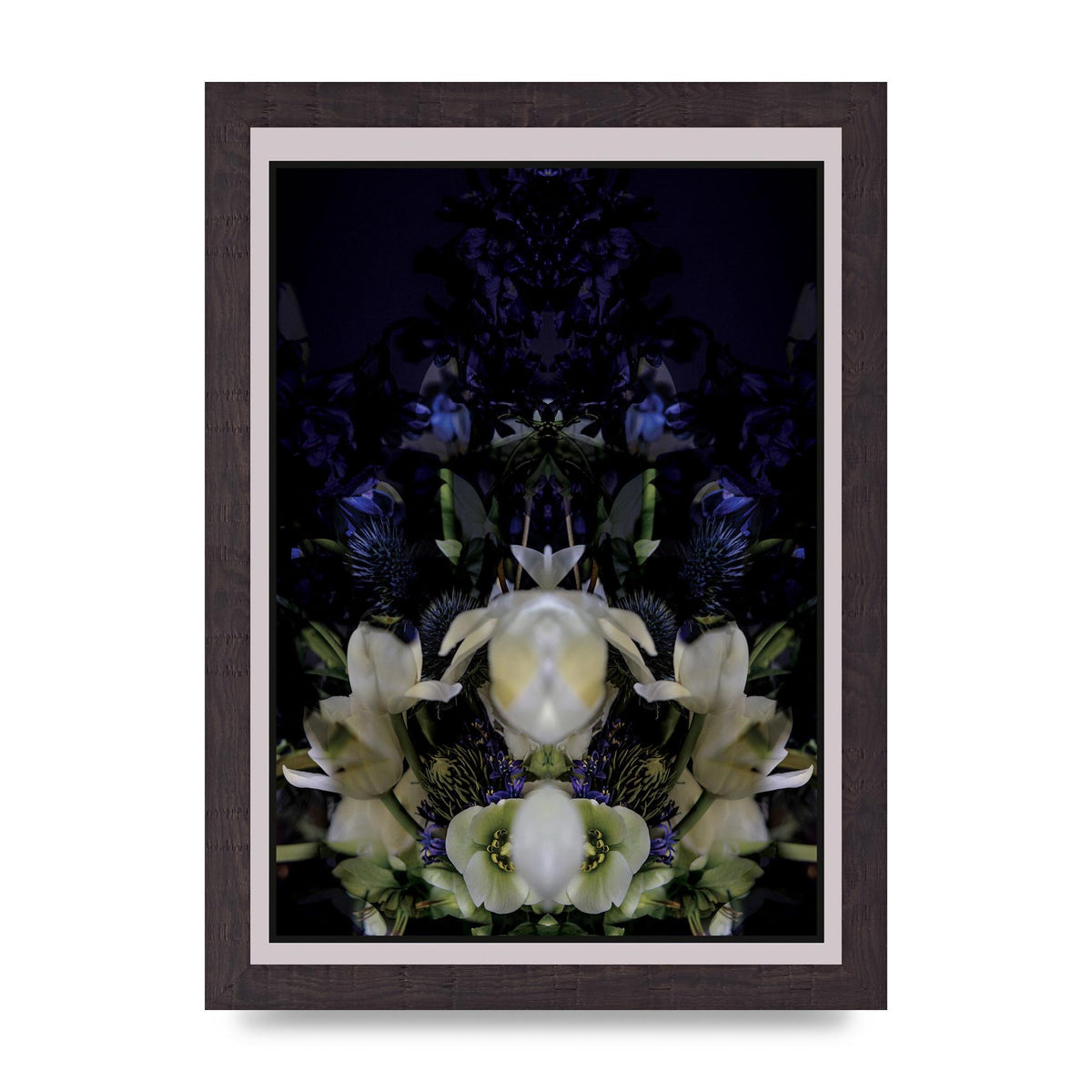 Symmetrical Flower Two Art For The Home - A4 framed