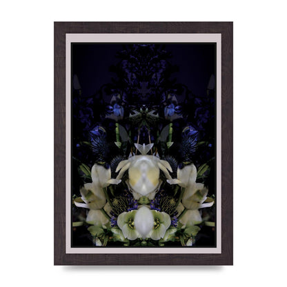 Symmetrical Flower Two Art For The Home - A4 framed