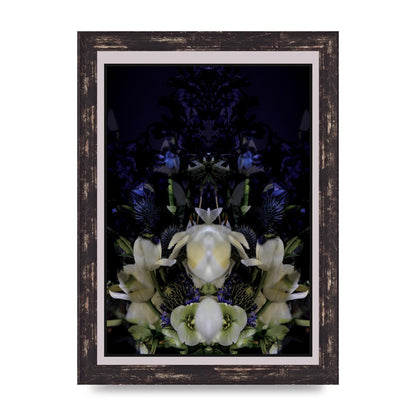Symmetrical Flower Two Art For The Home - A4 framed