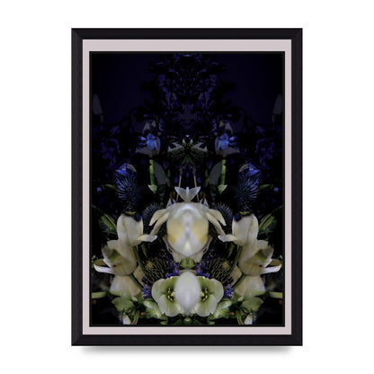 Symmetrical Flower Two Art For The Home - A4 framed
