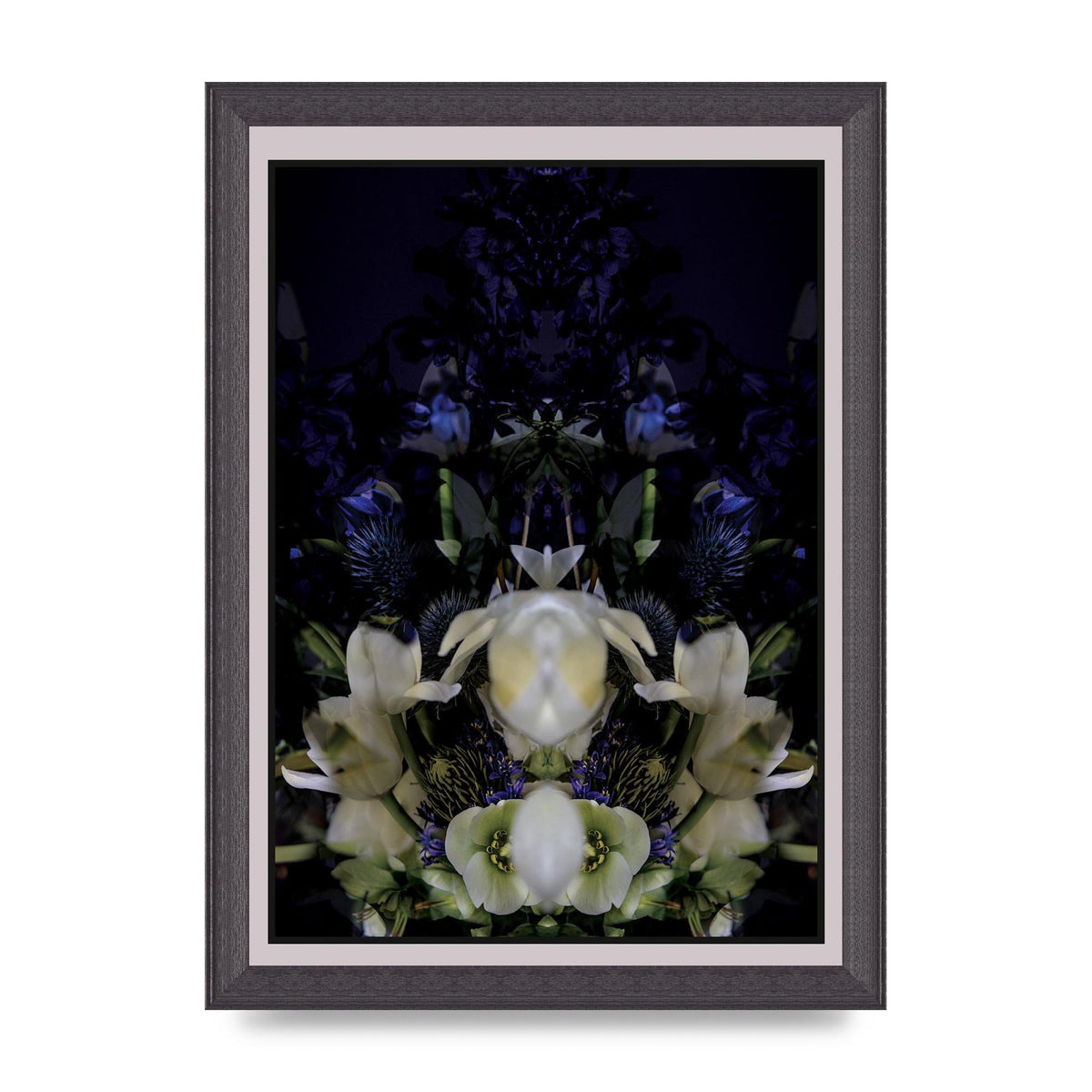 Symmetrical Flower Two Art For The Home - A4 framed