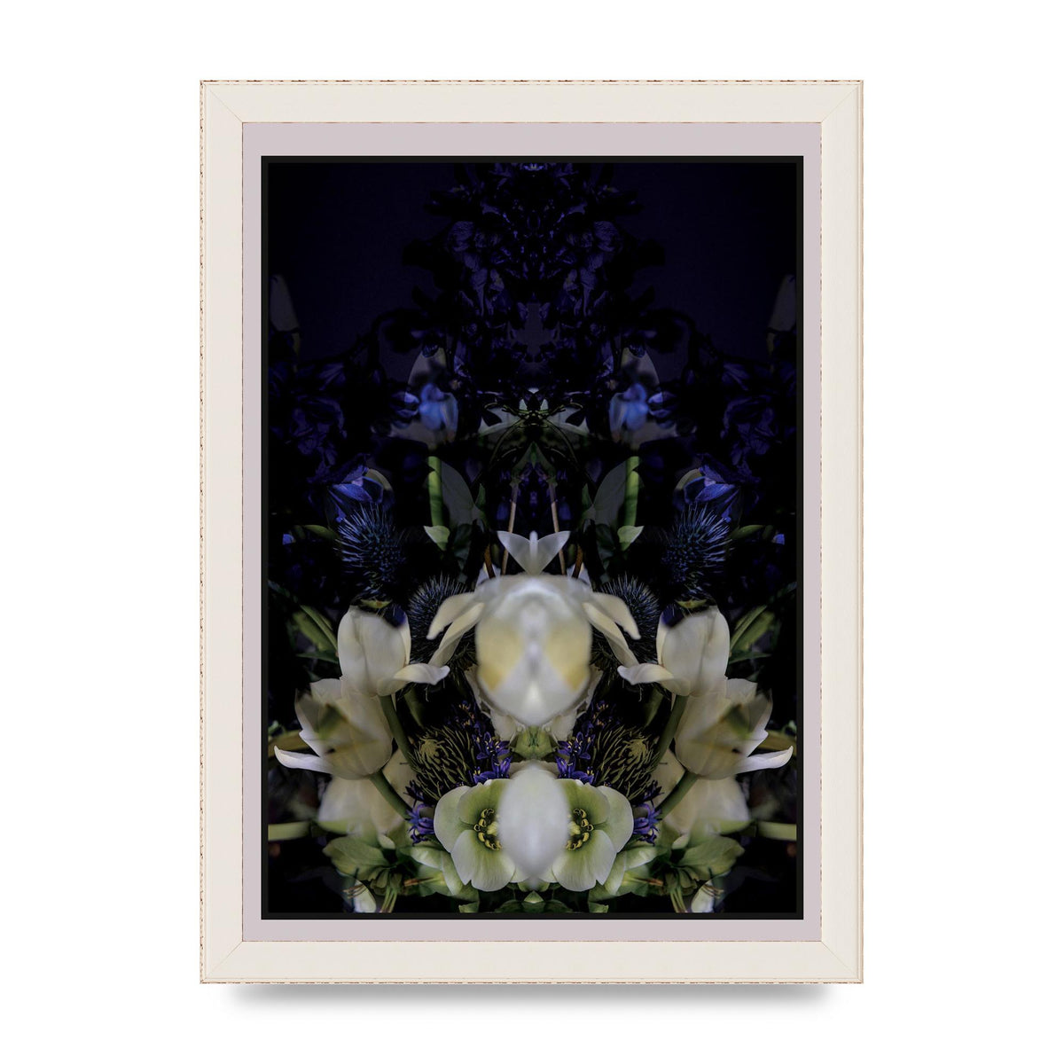 Symmetrical Flower Two Art For The Home - A4 framed