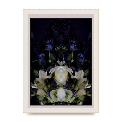 Symmetrical Flower Two Art For The Home - A4 framed