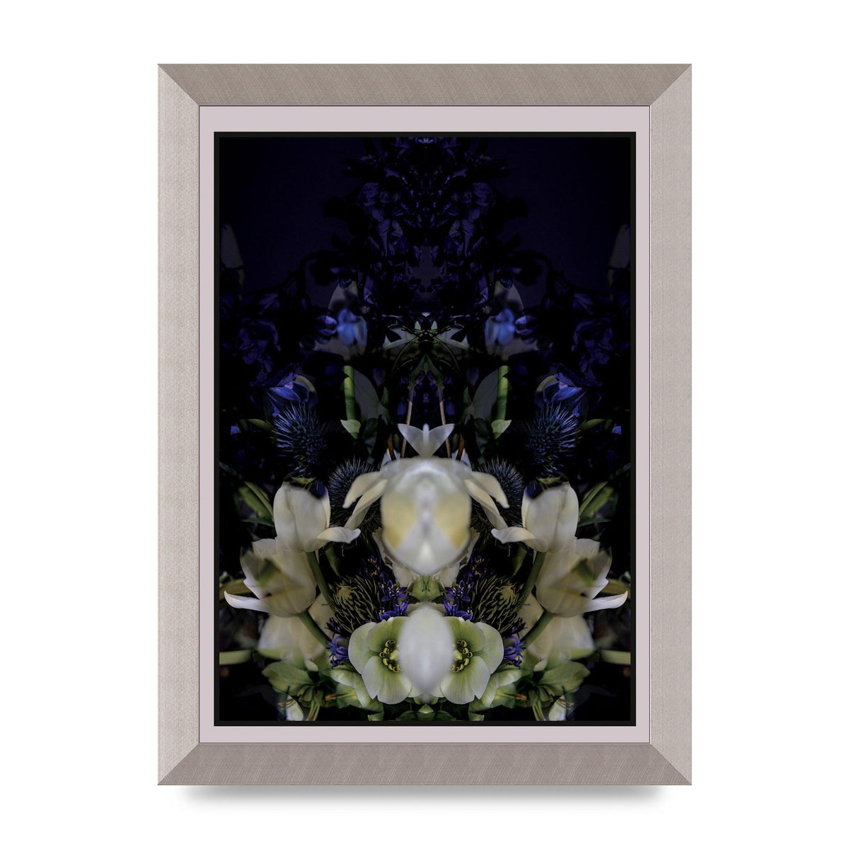 Symmetrical Flower Two Art For The Home - A4 framed