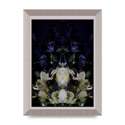 Symmetrical Flower Two Art For The Home - A4 framed