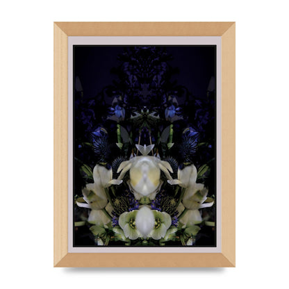 Symmetrical Flower Two Art For The Home - A4 framed