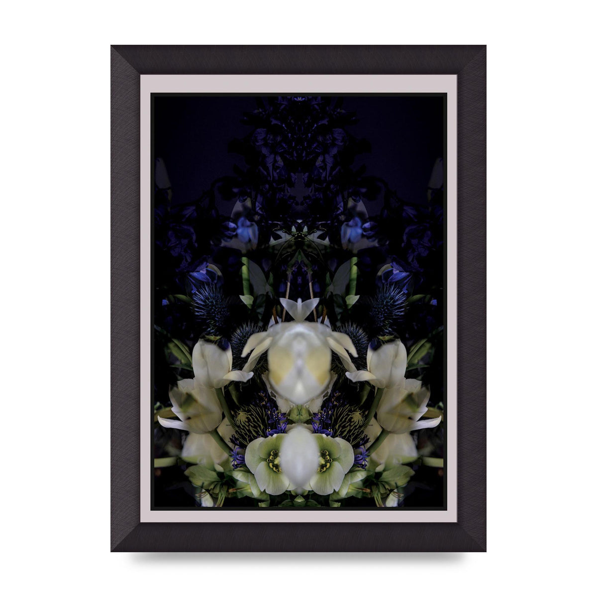 Symmetrical Flower Two Art For The Home - A4 framed