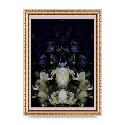 Symmetrical Flower Two Art For The Home - A4 framed