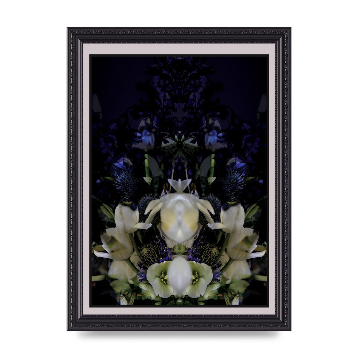 Symmetrical Flower Two Art For The Home - A4 framed