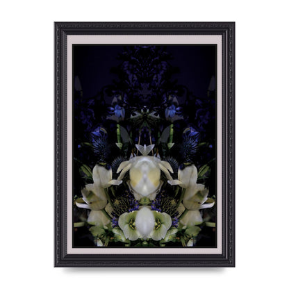 Symmetrical Flower Two Art For The Home - A4 framed