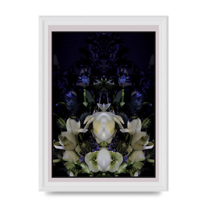 Symmetrical Flower Two Art For The Home - A4 framed