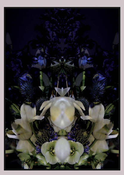 Symmetrical Flower Two Art For The Home - detail