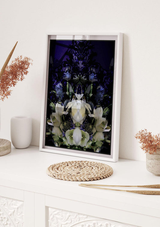Symmetrical Flower Two Art For The Home - hall 1