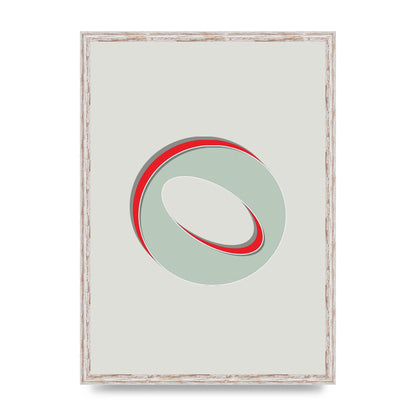 Mix Match Number 0" Printed Poster - A2 framed