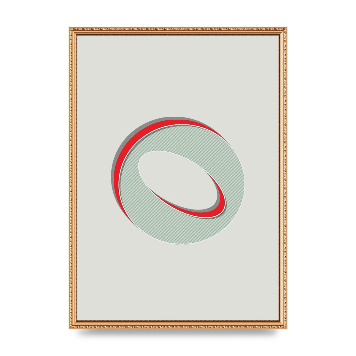 Mix Match Number 0" Printed Poster - A2 framed