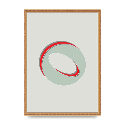 Mix Match Number 0" Printed Poster - A2 framed