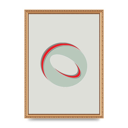 Mix Match Number 0" Printed Poster - A3 framed
