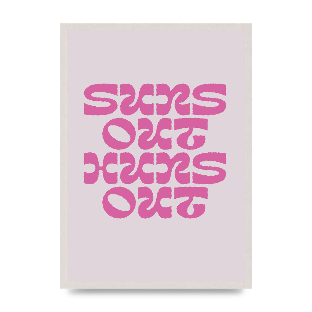 Suns Out Huns Out Quote" Wall Art - A2 framed